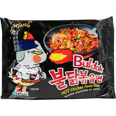 Локшина рамен швидкого приготування гостра з куркою BULDAK HOT Chicken