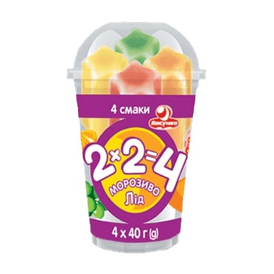 Морозиво Лід 2+2=4