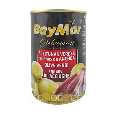 Оливки з анчоусами BayMar ж/б
