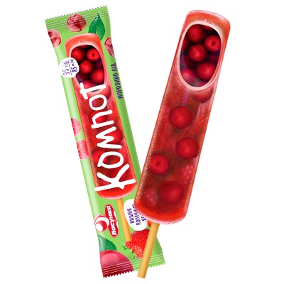 Морозиво лід «Компот» ТМ Ласунка