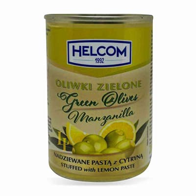 Оливки Helcom зелені з лимоном