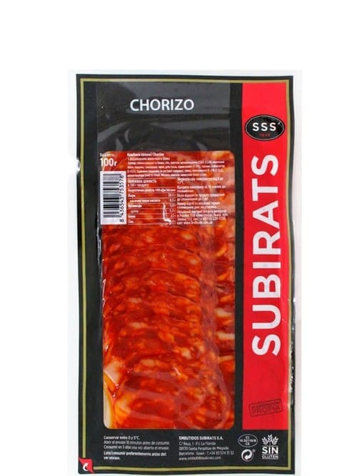 Салямі Subirats Chorizo нарізка