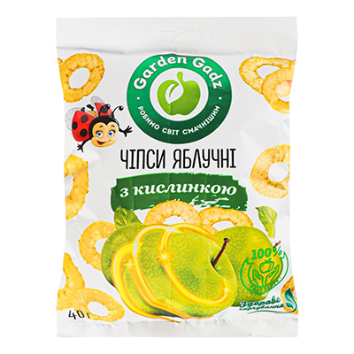 Чіпси яблучні Garden Gadz з кислинкою