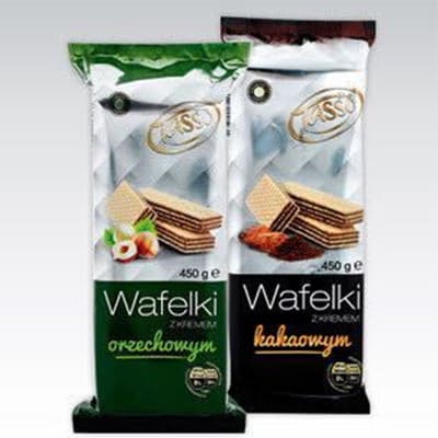 Вафлі Wafelki (горіх, шоколад)