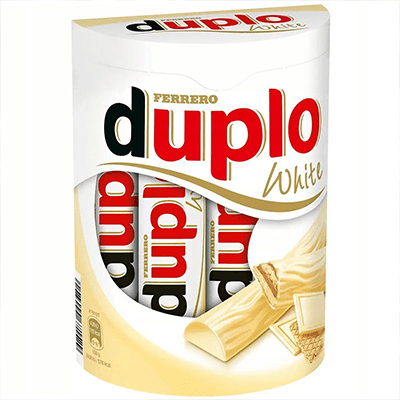 Вафлі Duplo 10x в білому шоколаді