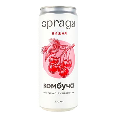 Комбуча SPRAGA вишня