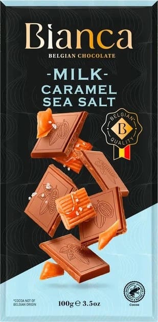 Шоколад Bianka milk seasalt caramel