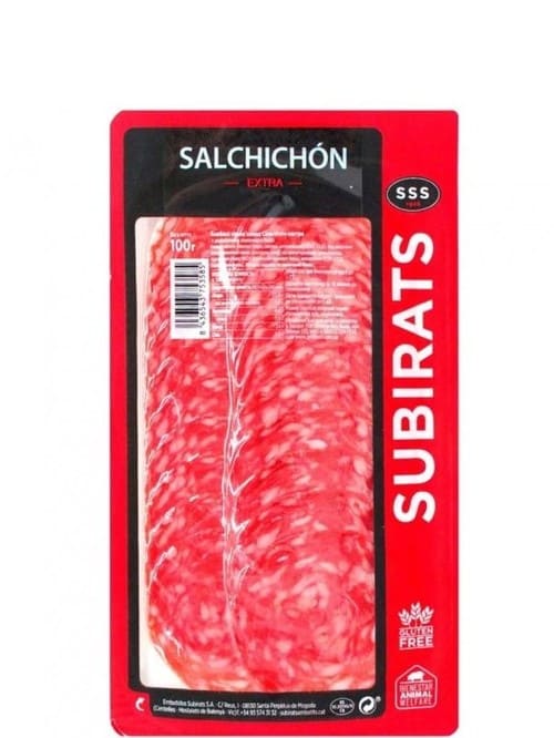 Салямі Subirats Salchichon нарізка