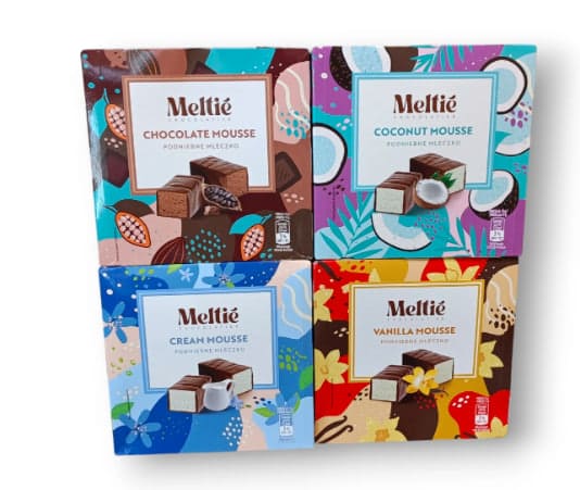 Цукерки Mellie в асортименті (мусові, желе-мус)