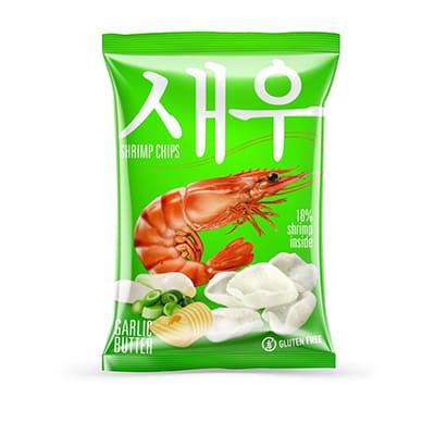 Чіпси креветкові Shrimp Chips Garlic Butter