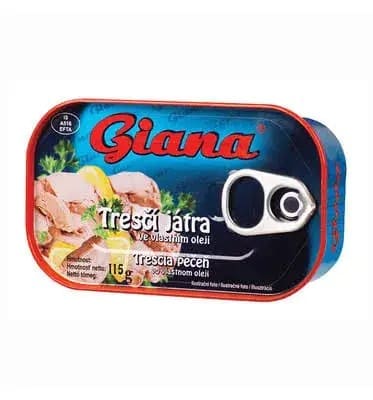 Печінка тріски ТМ Giana