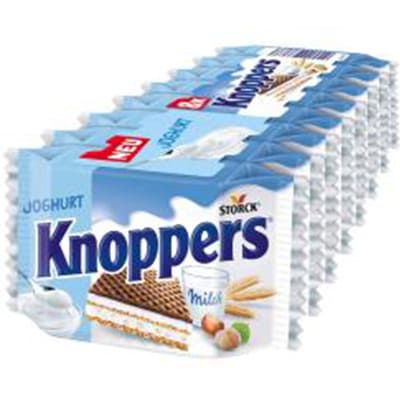 Вафлі Knoppers з йогуртом