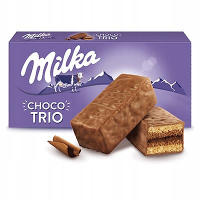 Бісквіт Milka choco Trio