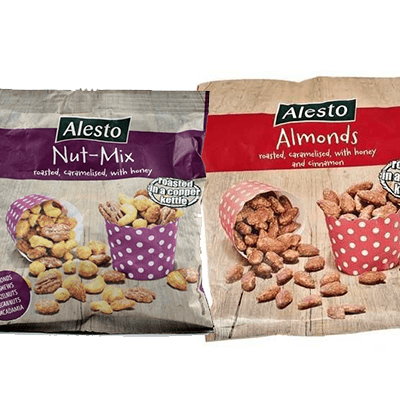 Горіхи в карамелі Alesto в асортименті