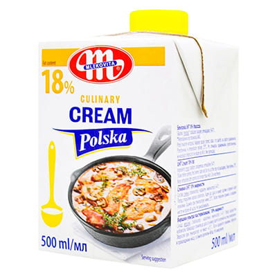 Вершки 18% TM Mlekvita