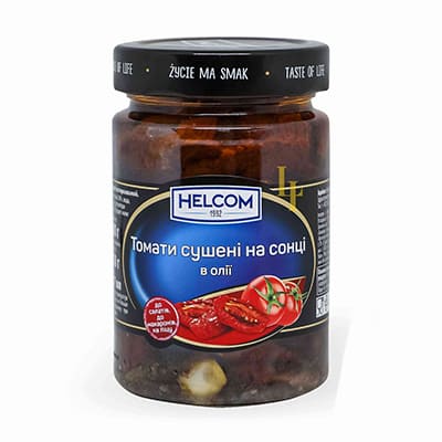 В'ялені помідори половинки TM Helcom