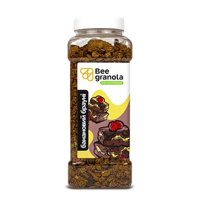 Гранола "Банановий брауні" bee granola