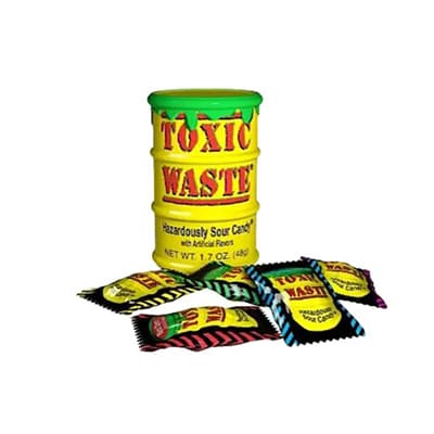 Toxic waste Yellow sour candy (кислі льодяники)
